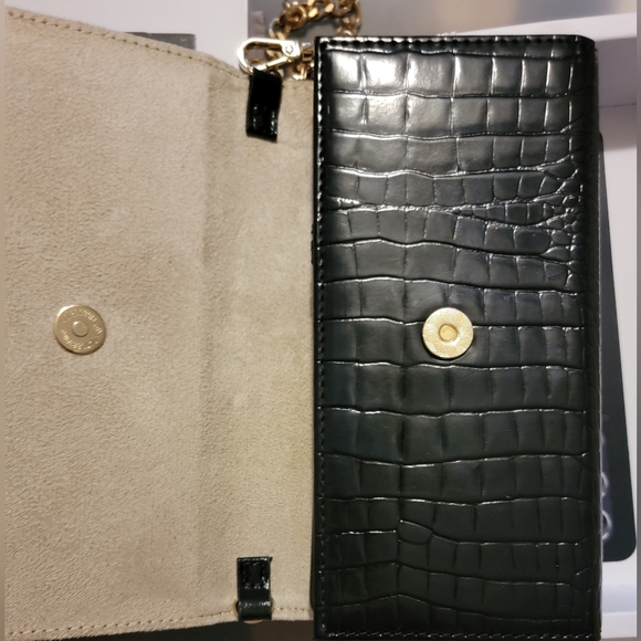 NEW Ideal of Sweden Neo Noir Croc Studio Clutch for Galaxy S21 Ultra - Picture 7 of 12